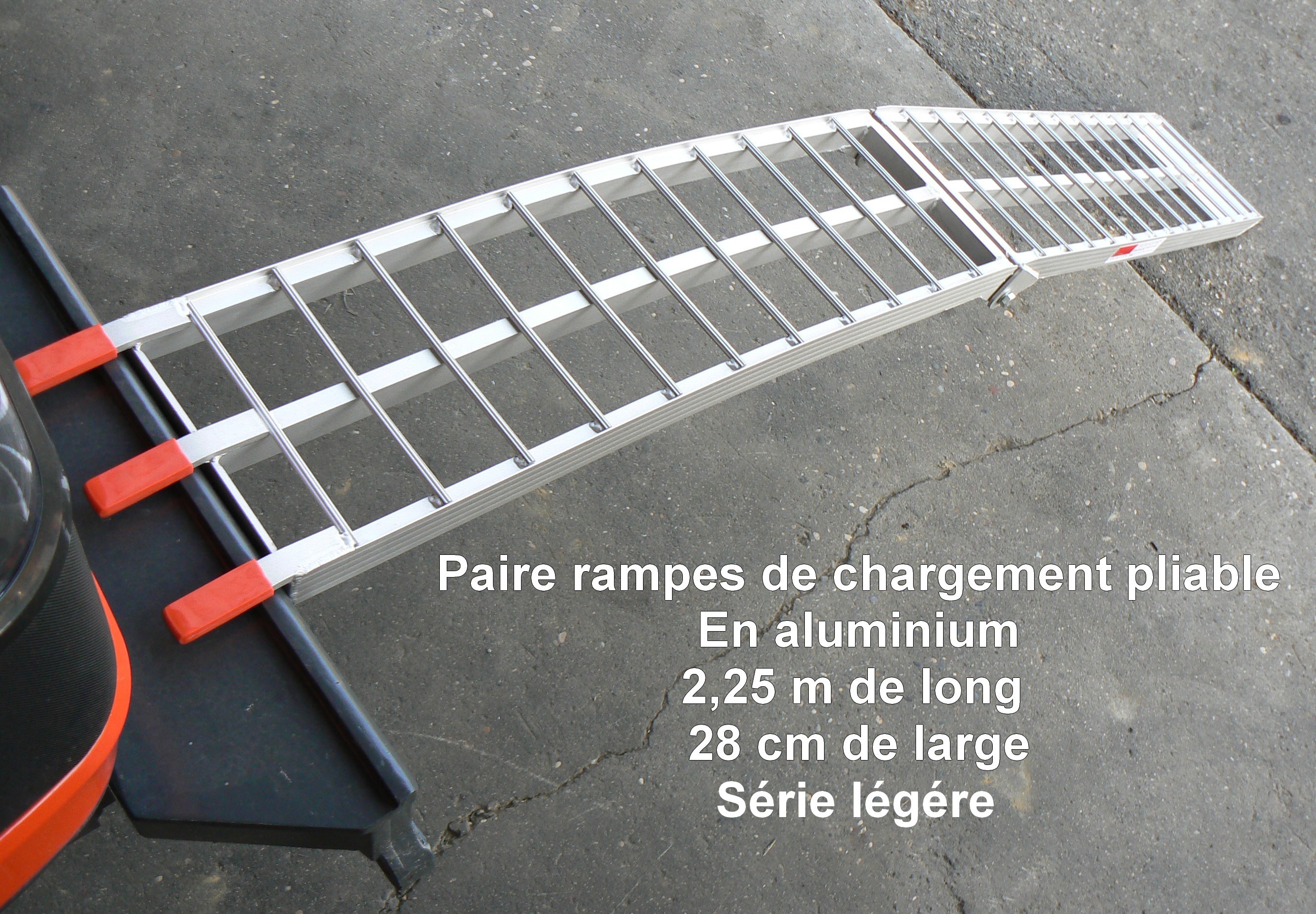 Paire De Rampes De Chargement En Aluminium