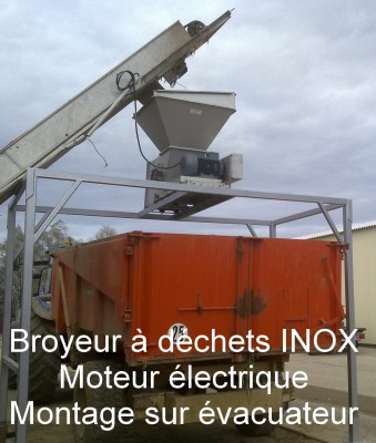 Broyeur à déchets INOX