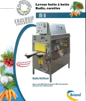 Laveur BRIAND botte à botte radis, carottes ...