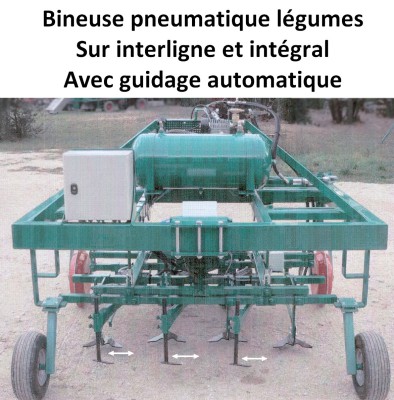 Bineuse pneumatique légumes