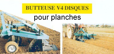 Butteuse V4 disques