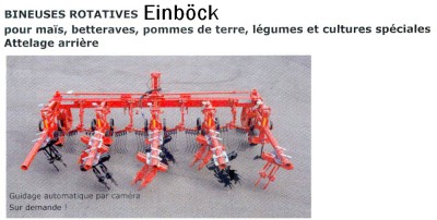 Bineuses rotatives EINBÖCK