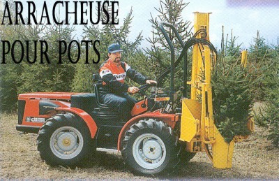 Arracheuse pour pots 