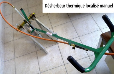 Désherbeur thermique localisé manuel