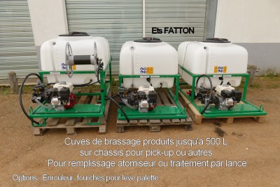 Cuves de brassage produits jusqu'à 500 litres