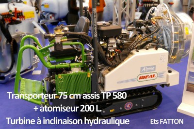 Transporteur 75 cm assis TP 580 