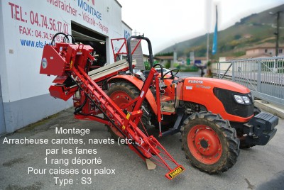 Arracheuse SIMON carottes, navets (etc...)