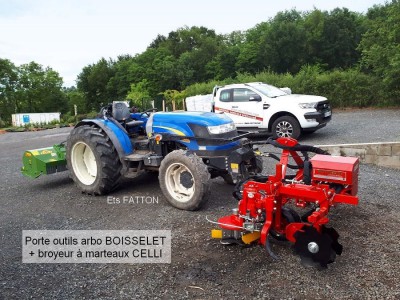 Porte outils + Broyeur à marteaux