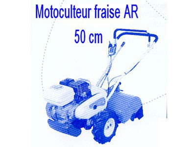 Motoculteur fraise AR 50 cm