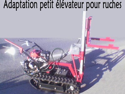 Adaptation petit élévateur pour ruches