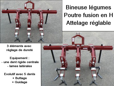 Bineuse légumes petites largeurs