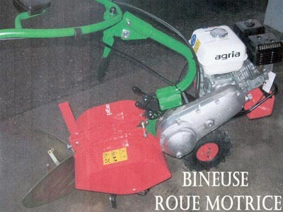 Bineuse roue motrice AGRIA