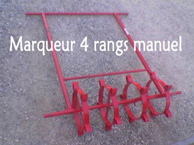 Marqueur 4 rangs manuel