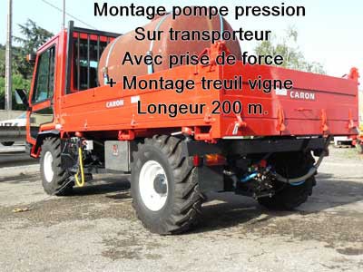 Montage pompe pression