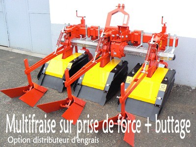 Multifraise sur prise de force + buttage