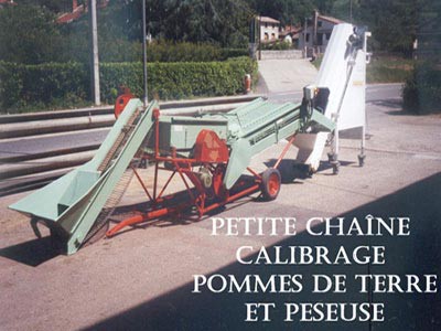 Petite chaîne calibrage et peseuse PDT
