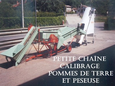 Petite chaîne calibrage PDT et peseuse