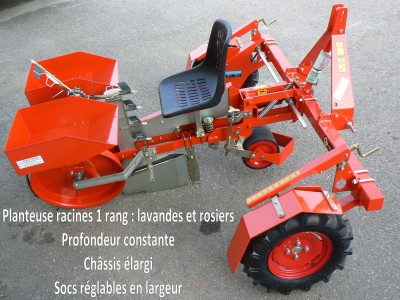 Planteuse racines 1 rang