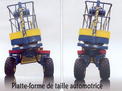 Platte-forme de taille automotrice