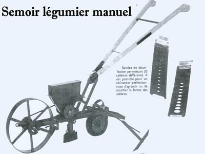 Semoir légumier manuel