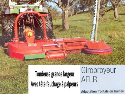 Tondeuse grande largeur 