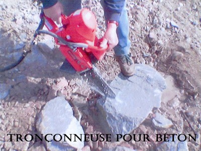 Tronçonneuse pour béton