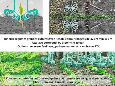 Bineuse légumes grandes cultures Rotoblizz