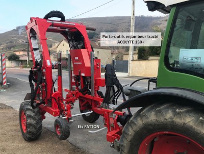 Porte-outils enjambeur BOISSELET ACOLYTE 150+