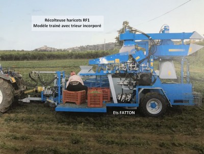 Récolteuse haricots et haricots verts RF1