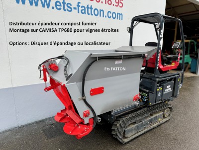 Distributeur épandeur compost fumier