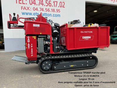 Transporteur TP580P marche-pied 25CV