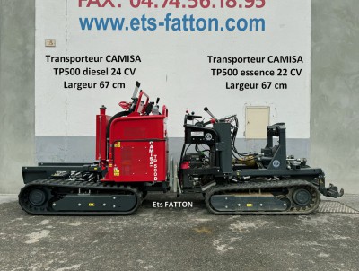 Transporteur à chenilles TP500 22CV / 24CV CAMISA
