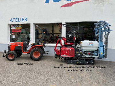 Tracteur à chenilles ou à roues
