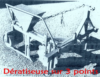 Dératiseuse sur 3 points