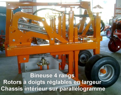 Bineuse 4 rangs