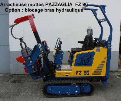 Arracheuse mottes PAZZAGLIA FZ90