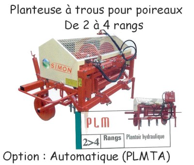 Planteuse à trous pour poireaux SIMON