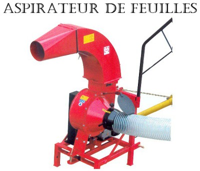 Aspirateur de feuilles grand débit