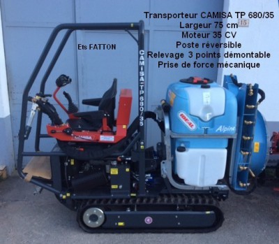 Transporteur à chenilles CAMISA TP 680/35