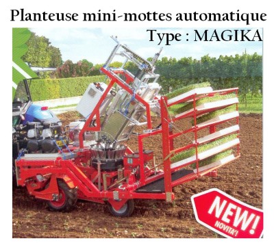 Planteuse mini-mottes automatique