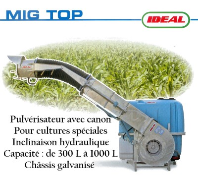 Pulvérisateur avec canon