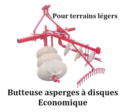Butteuse asperges à disques