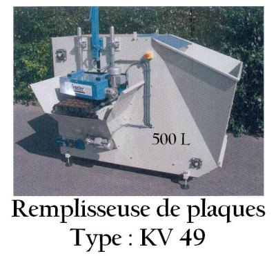 Remplisseuse de plaques