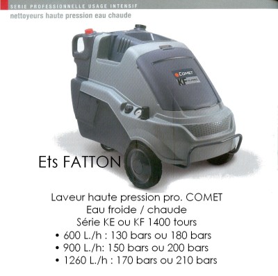 Laveur haute pression pro. COMET
