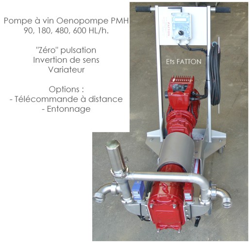 Pompe à vin Oenopompe PMH