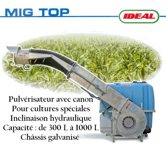 Pulvérisateur avec canon