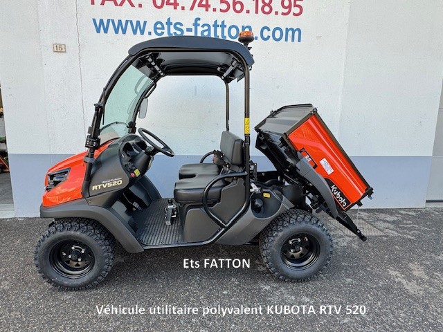 Véhicule utilitaire polyvalent KUBOTA RTV 520