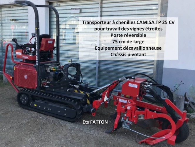 Transporteur à chenilles CAMISA TP 25 CV