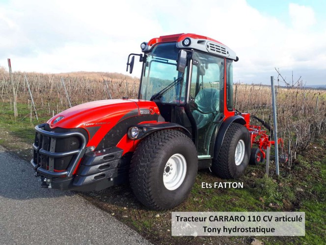 Tracteur CARRARO 110 CV articulé