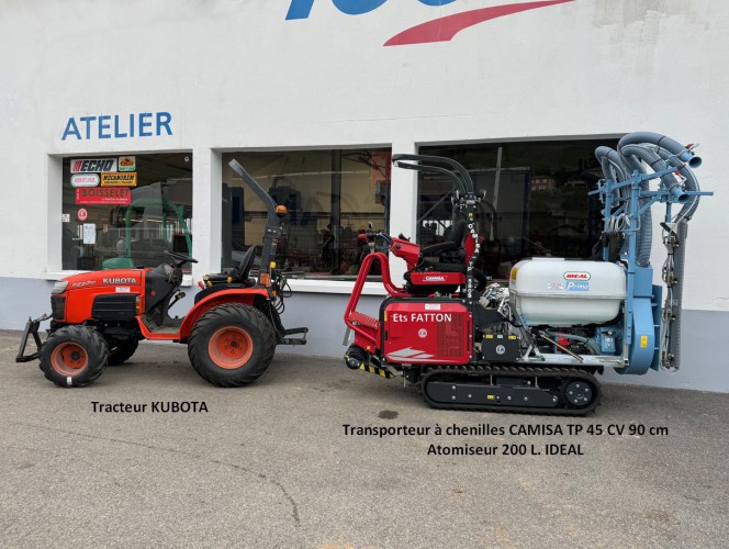 Tracteur à chenilles ou à roues